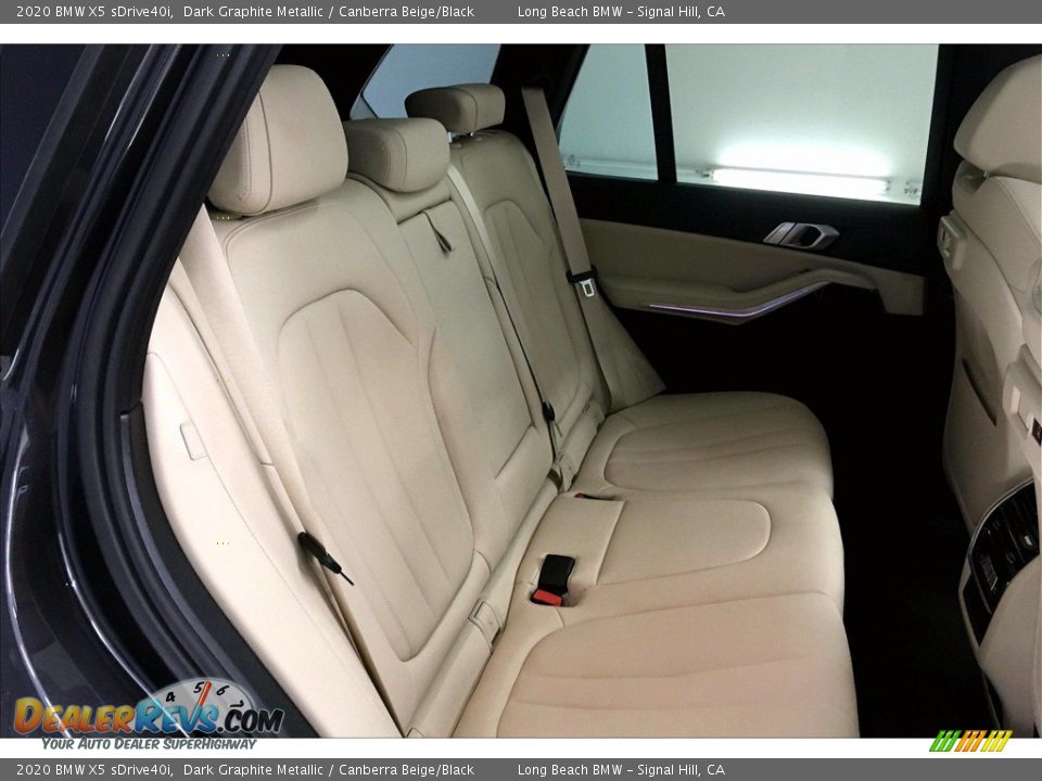 2020 BMW X5 sDrive40i Dark Graphite Metallic / Canberra Beige/Black Photo #29
