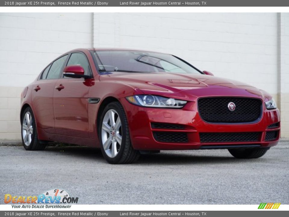 2018 Jaguar XE 25t Prestige Firenze Red Metallic / Ebony Photo #3