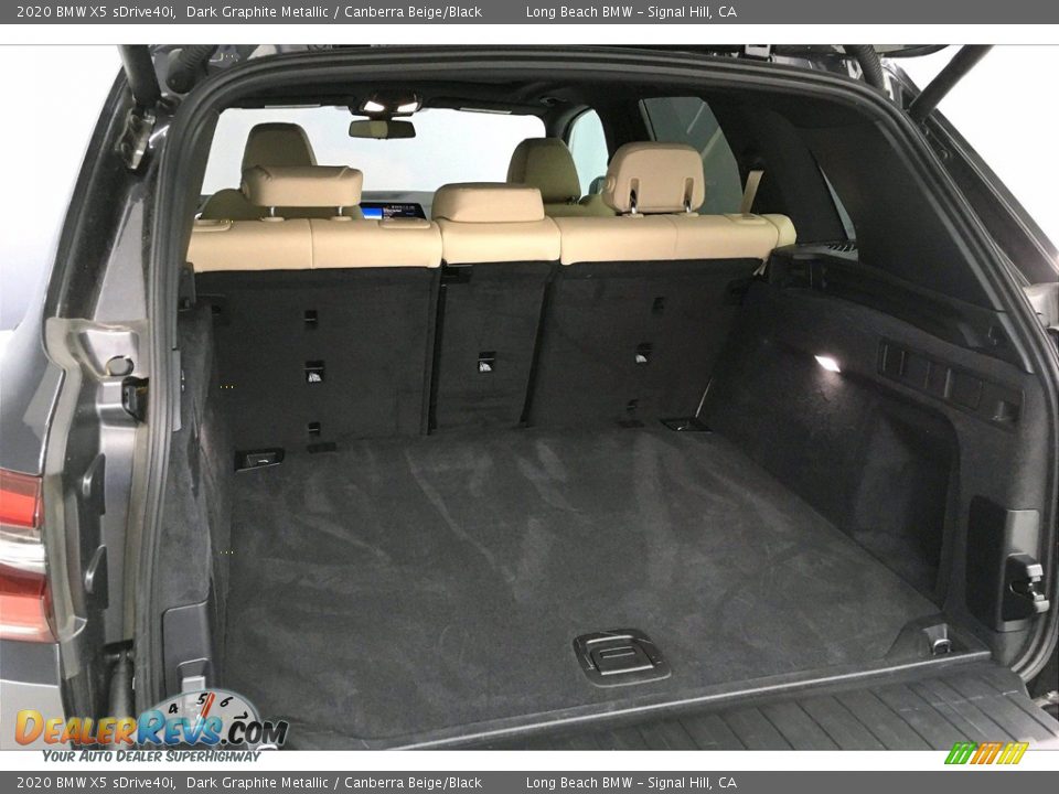 2020 BMW X5 sDrive40i Dark Graphite Metallic / Canberra Beige/Black Photo #32