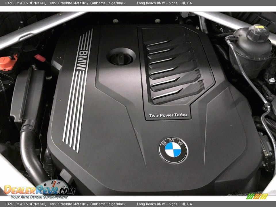 2020 BMW X5 sDrive40i Dark Graphite Metallic / Canberra Beige/Black Photo #35