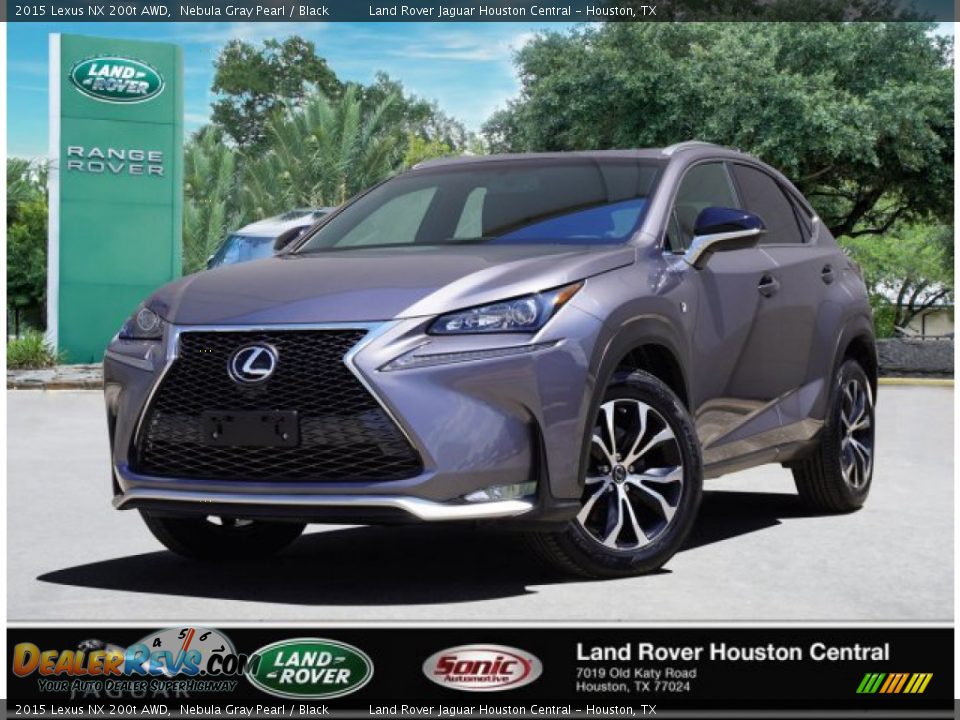 2015 Lexus NX 200t AWD Nebula Gray Pearl / Black Photo #1