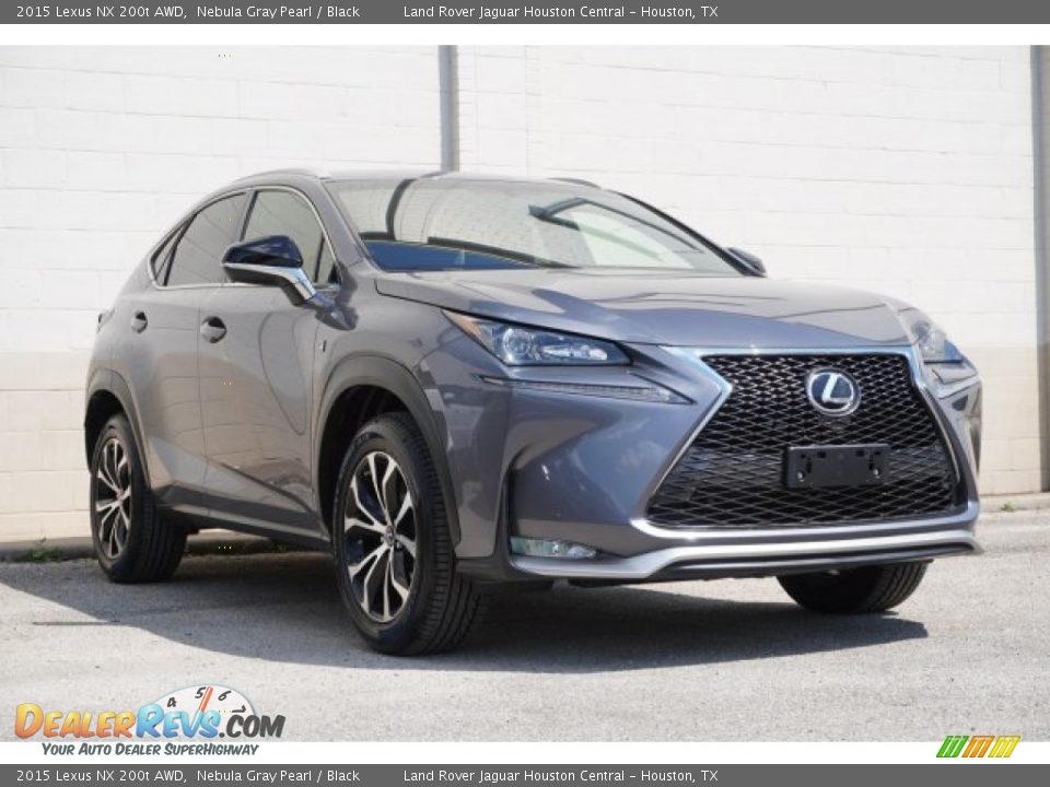 2015 Lexus NX 200t AWD Nebula Gray Pearl / Black Photo #3