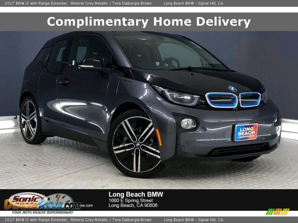 2017 BMW i3 with Range Extender Mineral Grey Metallic / Tera Dalbergia Brown Photo #1