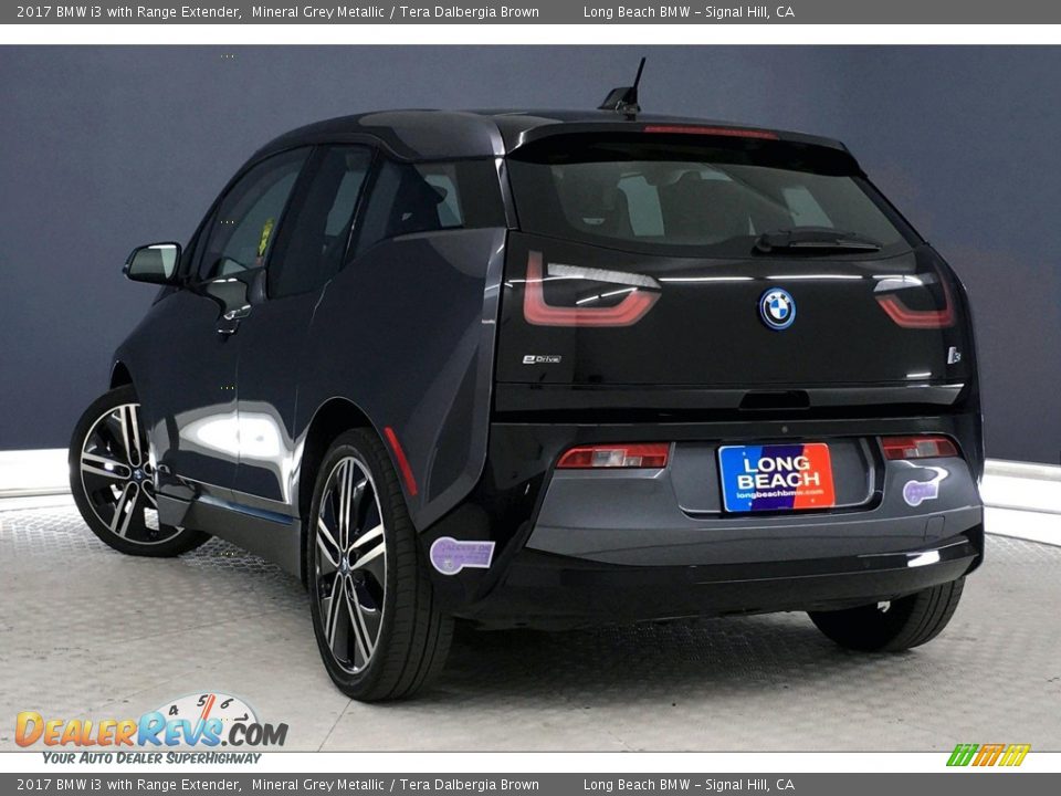 2017 BMW i3 with Range Extender Mineral Grey Metallic / Tera Dalbergia Brown Photo #10