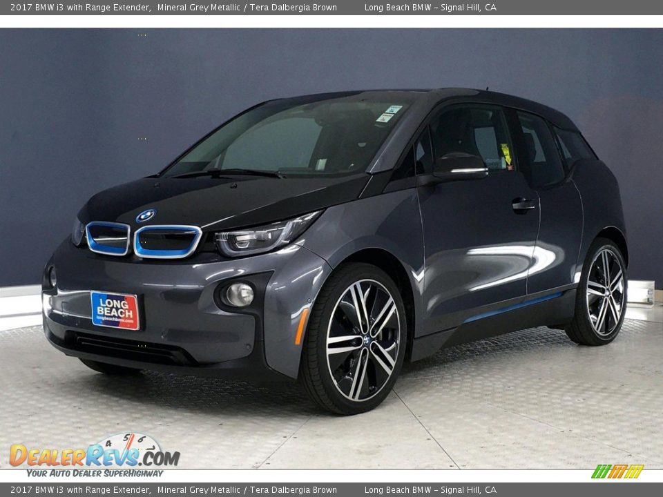 2017 BMW i3 with Range Extender Mineral Grey Metallic / Tera Dalbergia Brown Photo #12