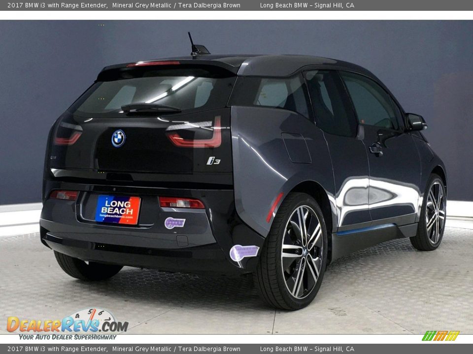 2017 BMW i3 with Range Extender Mineral Grey Metallic / Tera Dalbergia Brown Photo #29