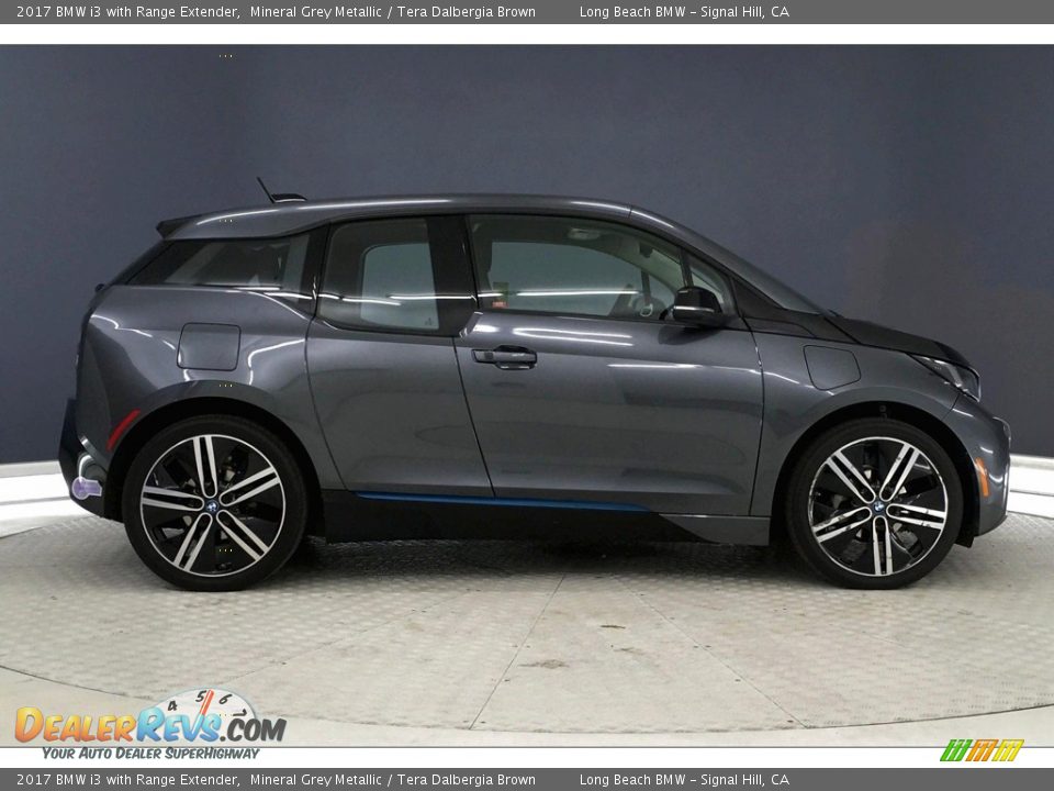 2017 BMW i3 with Range Extender Mineral Grey Metallic / Tera Dalbergia Brown Photo #30