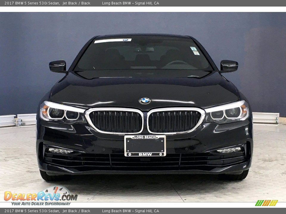 2017 BMW 5 Series 530i Sedan Jet Black / Black Photo #2