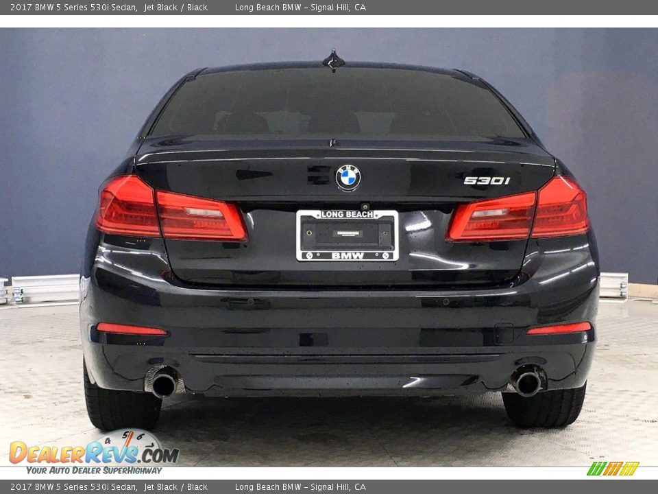 2017 BMW 5 Series 530i Sedan Jet Black / Black Photo #3