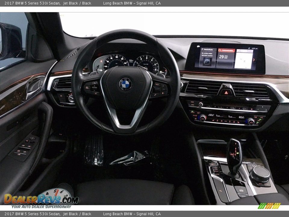 2017 BMW 5 Series 530i Sedan Jet Black / Black Photo #4