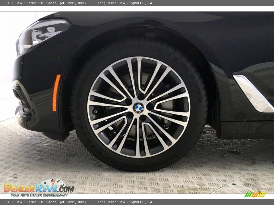 2017 BMW 5 Series 530i Sedan Jet Black / Black Photo #8