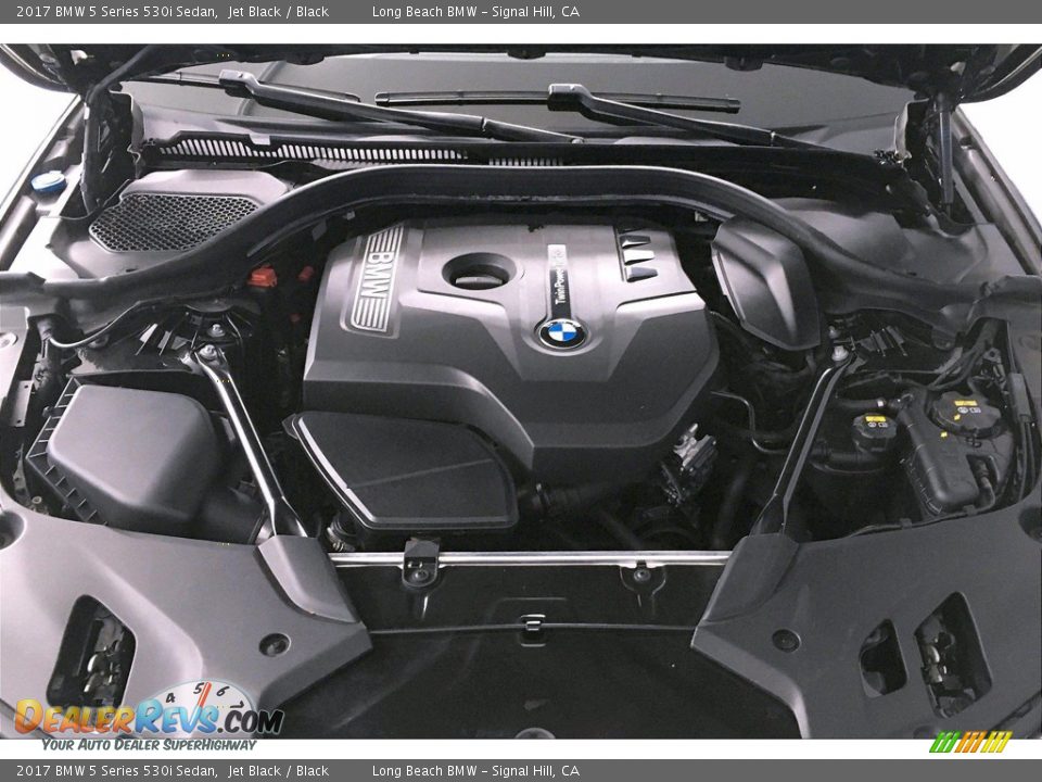2017 BMW 5 Series 530i Sedan Jet Black / Black Photo #9