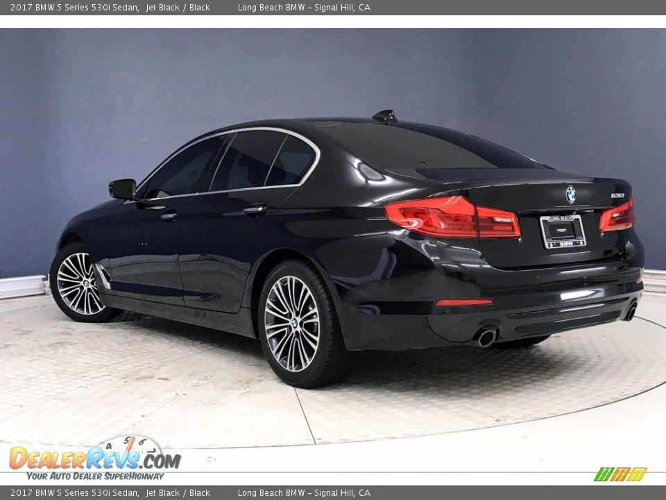 2017 BMW 5 Series 530i Sedan Jet Black / Black Photo #10