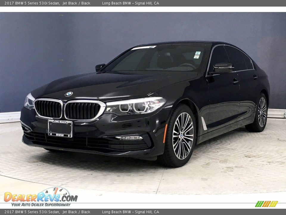 2017 BMW 5 Series 530i Sedan Jet Black / Black Photo #12