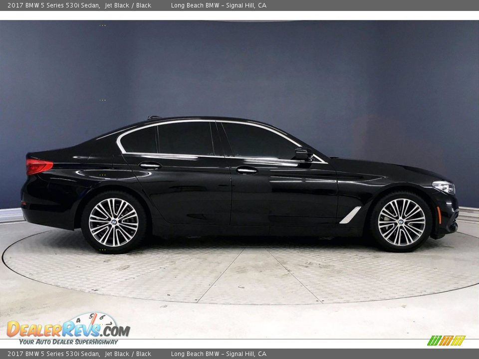 2017 BMW 5 Series 530i Sedan Jet Black / Black Photo #14