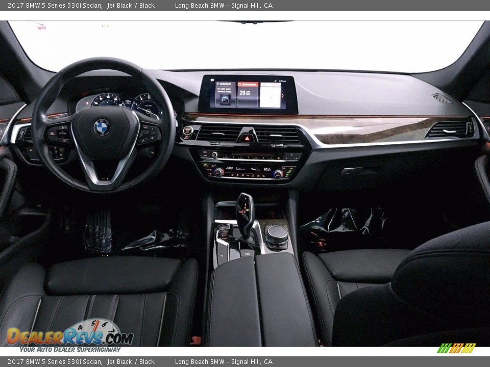 2017 BMW 5 Series 530i Sedan Jet Black / Black Photo #15
