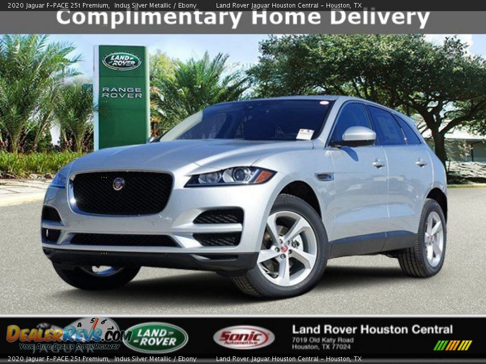 2020 Jaguar F-PACE 25t Premium Indus Silver Metallic / Ebony Photo #1