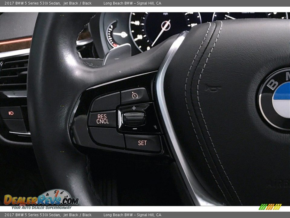 2017 BMW 5 Series 530i Sedan Jet Black / Black Photo #18