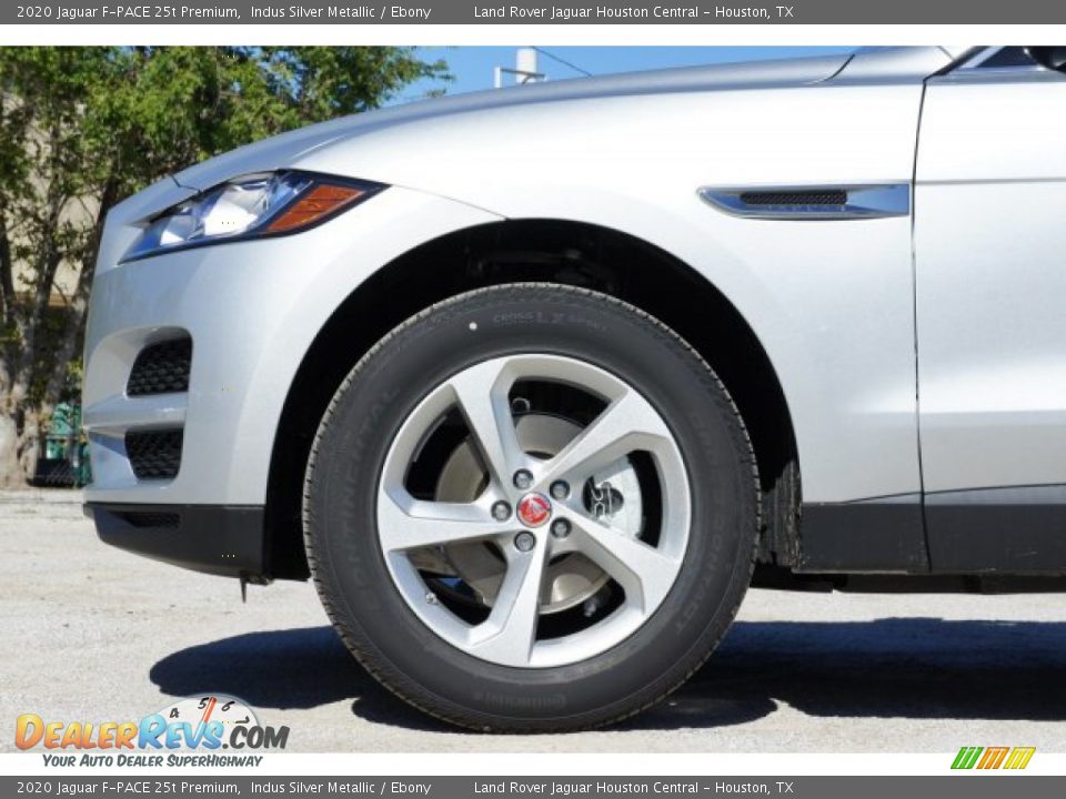 2020 Jaguar F-PACE 25t Premium Indus Silver Metallic / Ebony Photo #6