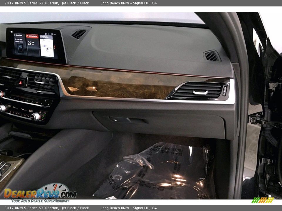 2017 BMW 5 Series 530i Sedan Jet Black / Black Photo #22