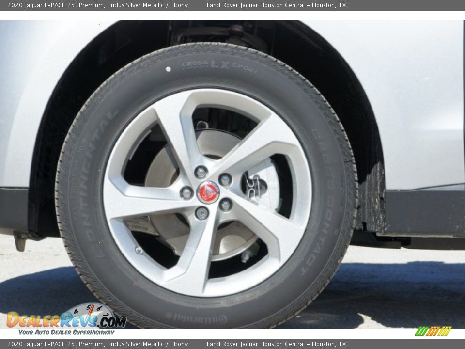 2020 Jaguar F-PACE 25t Premium Indus Silver Metallic / Ebony Photo #8