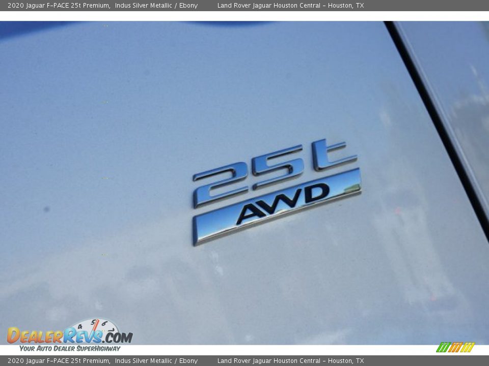 2020 Jaguar F-PACE 25t Premium Indus Silver Metallic / Ebony Photo #9