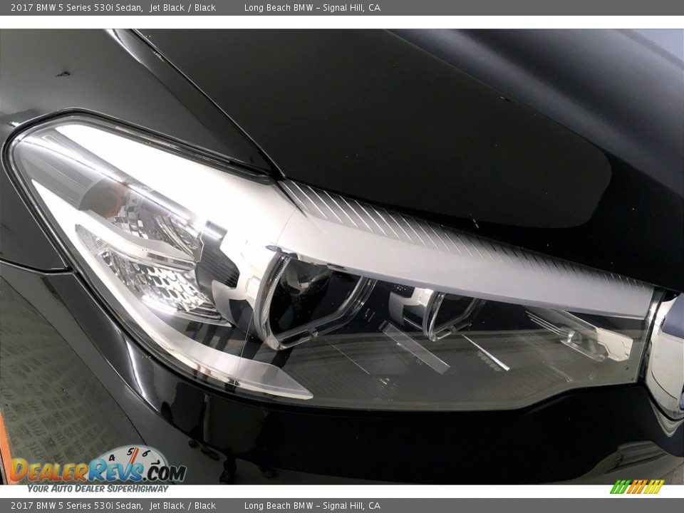 2017 BMW 5 Series 530i Sedan Jet Black / Black Photo #26
