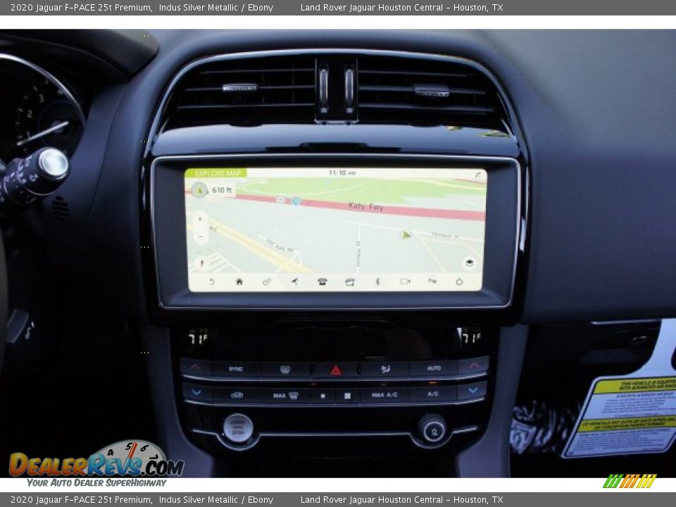 2020 Jaguar F-PACE 25t Premium Indus Silver Metallic / Ebony Photo #14