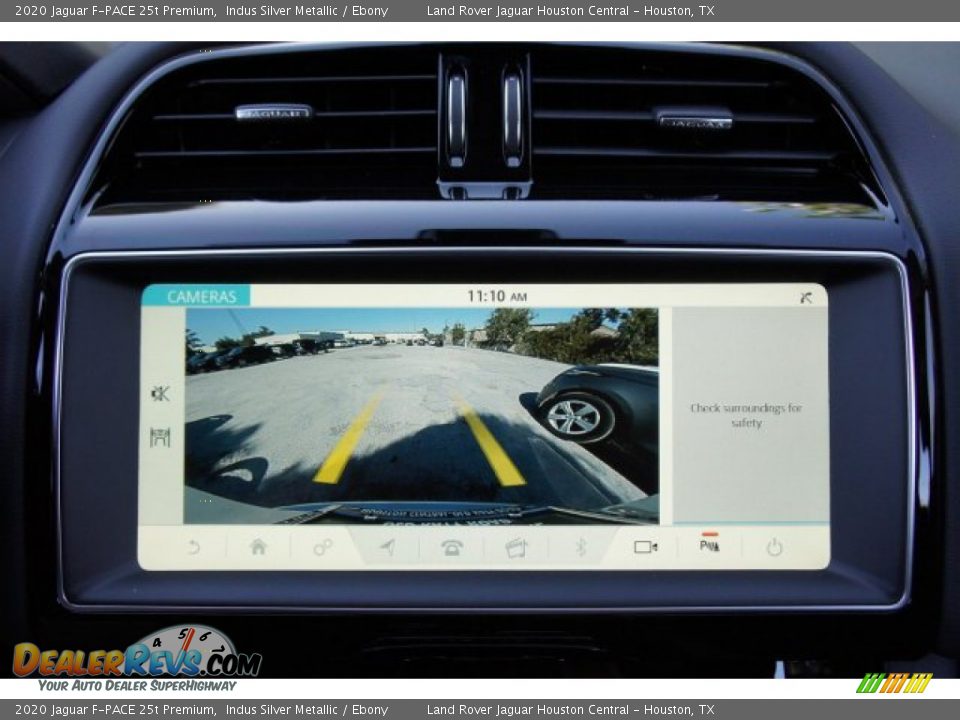 2020 Jaguar F-PACE 25t Premium Indus Silver Metallic / Ebony Photo #15