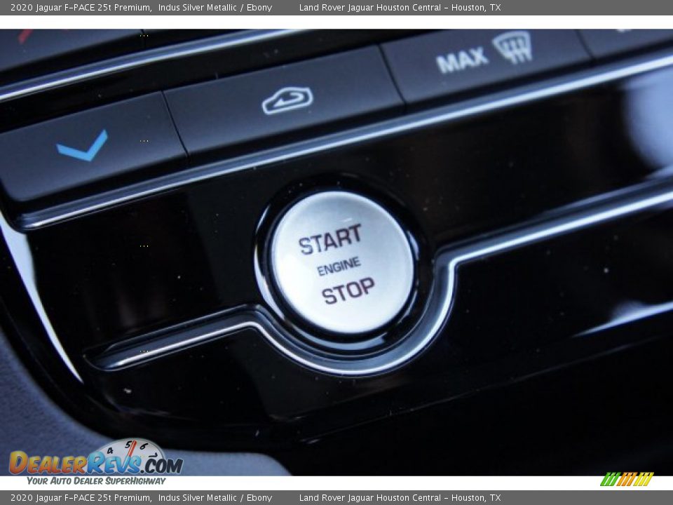 2020 Jaguar F-PACE 25t Premium Indus Silver Metallic / Ebony Photo #18
