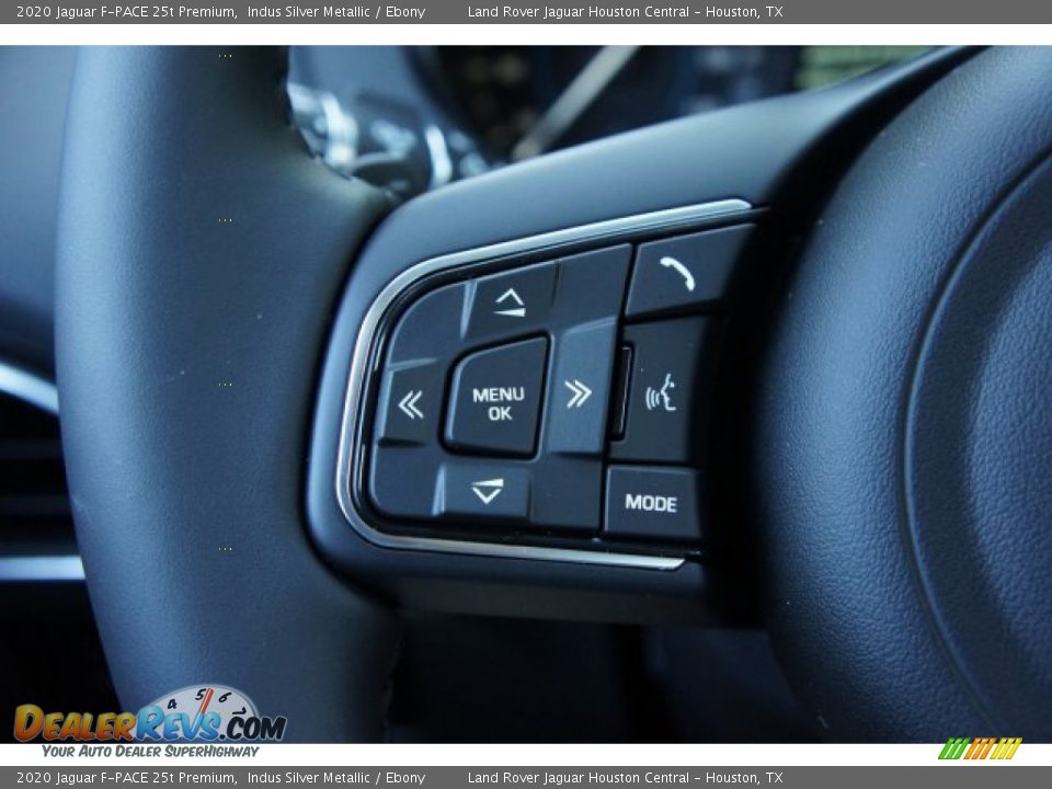 2020 Jaguar F-PACE 25t Premium Indus Silver Metallic / Ebony Photo #19