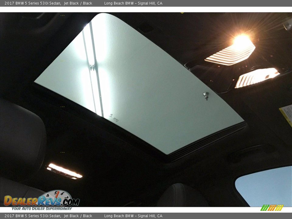 2017 BMW 5 Series 530i Sedan Jet Black / Black Photo #31