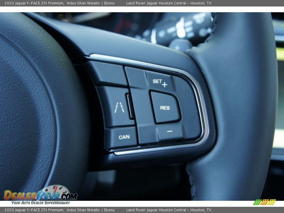 2020 Jaguar F-PACE 25t Premium Indus Silver Metallic / Ebony Photo #20