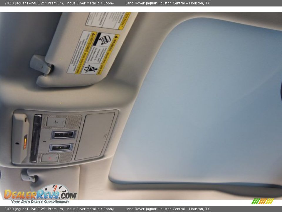 2020 Jaguar F-PACE 25t Premium Indus Silver Metallic / Ebony Photo #26