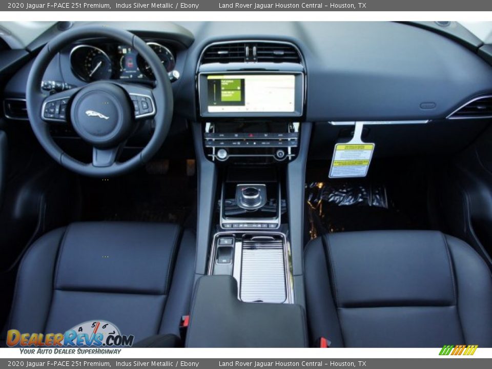 2020 Jaguar F-PACE 25t Premium Indus Silver Metallic / Ebony Photo #27