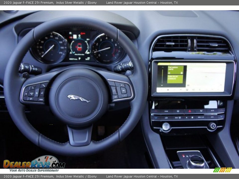 2020 Jaguar F-PACE 25t Premium Indus Silver Metallic / Ebony Photo #28