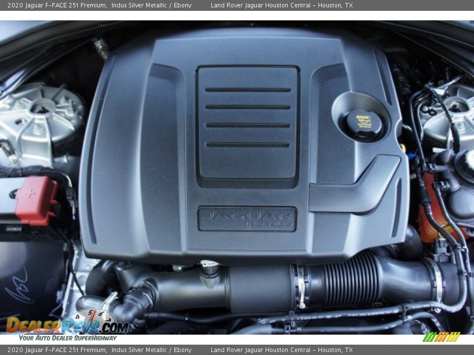 2020 Jaguar F-PACE 25t Premium Indus Silver Metallic / Ebony Photo #31