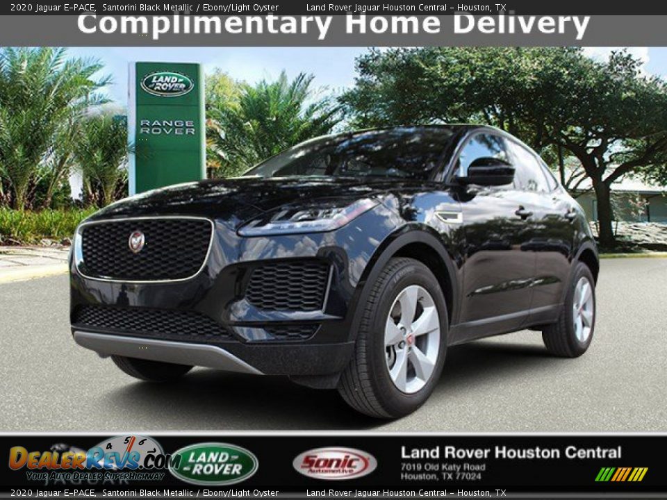 2020 Jaguar E-PACE Santorini Black Metallic / Ebony/Light Oyster Photo #1
