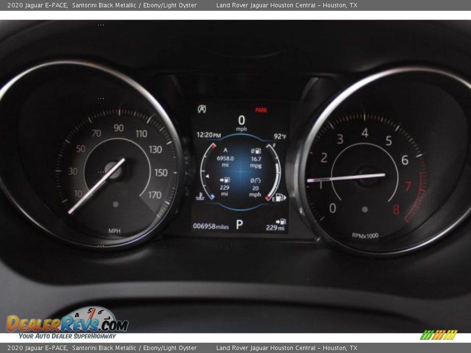 2020 Jaguar E-PACE Santorini Black Metallic / Ebony/Light Oyster Photo #22