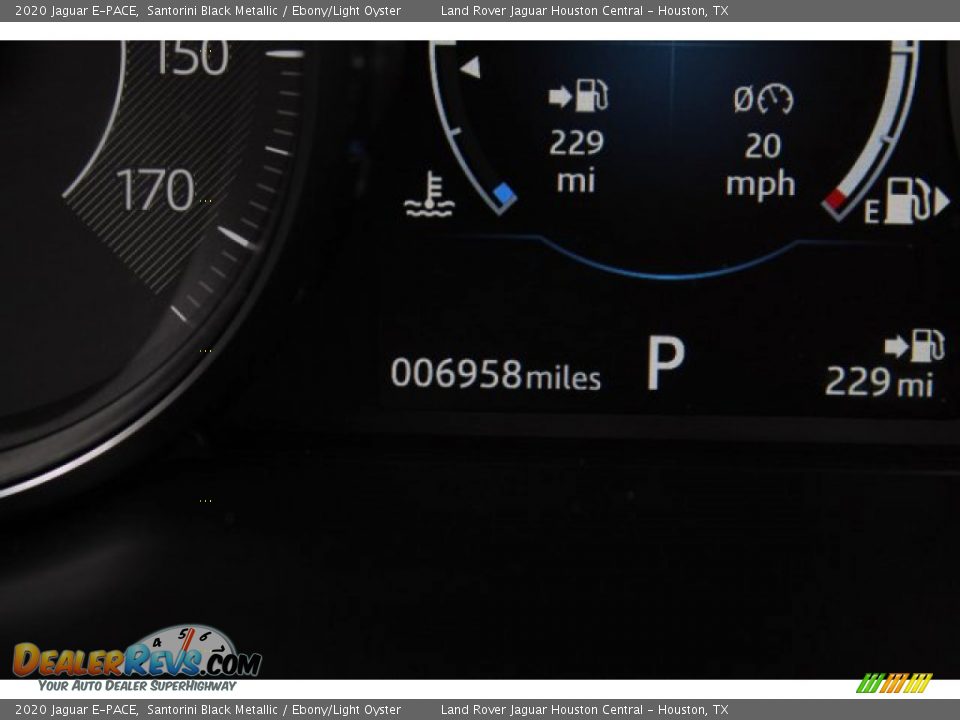 2020 Jaguar E-PACE Santorini Black Metallic / Ebony/Light Oyster Photo #23
