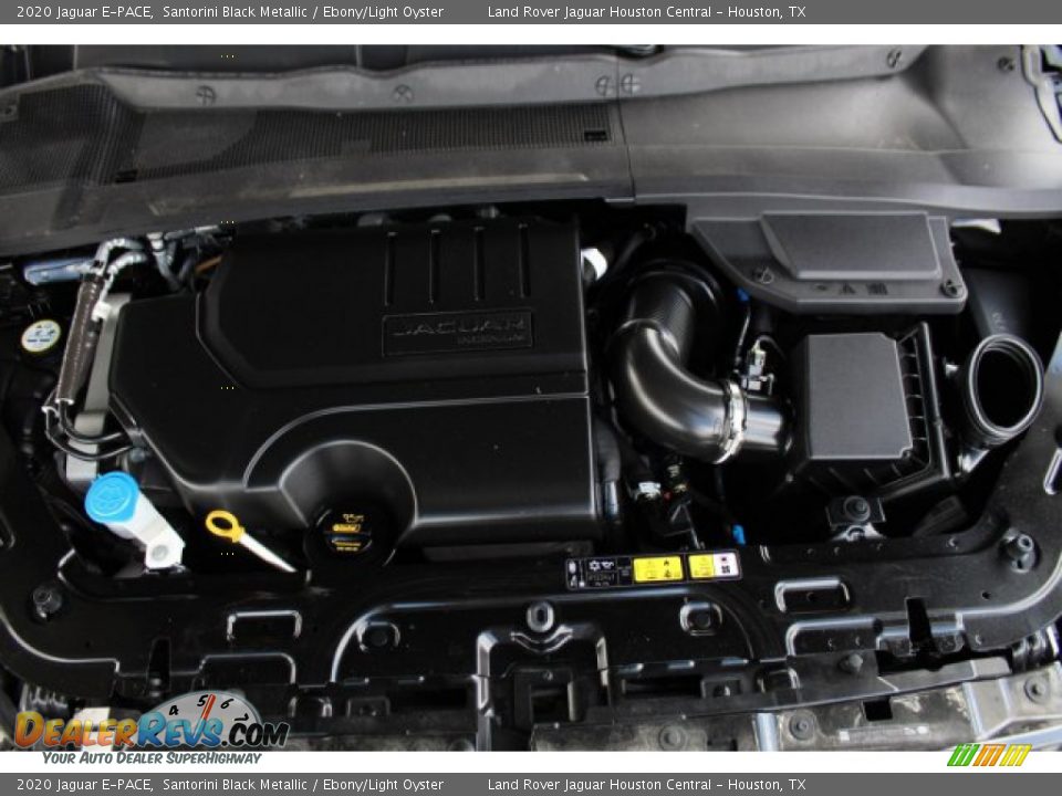 2020 Jaguar E-PACE Santorini Black Metallic / Ebony/Light Oyster Photo #29