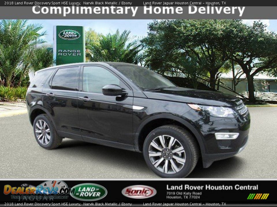 2018 Land Rover Discovery Sport HSE Luxury Narvik Black Metallic / Ebony Photo #1