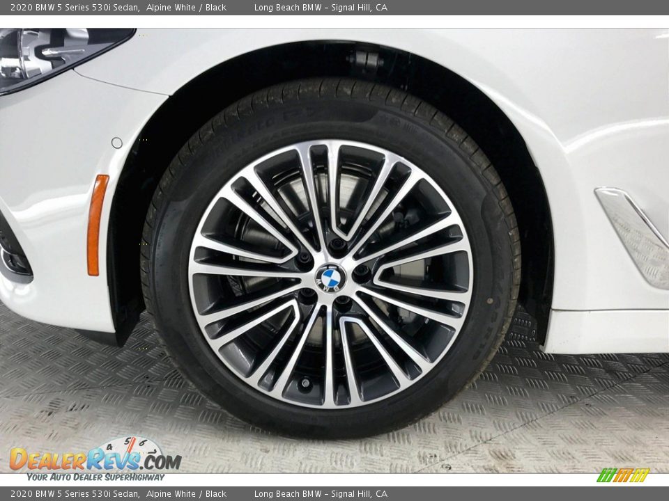 2020 BMW 5 Series 530i Sedan Alpine White / Black Photo #9
