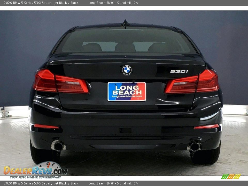 2020 BMW 5 Series 530i Sedan Jet Black / Black Photo #3