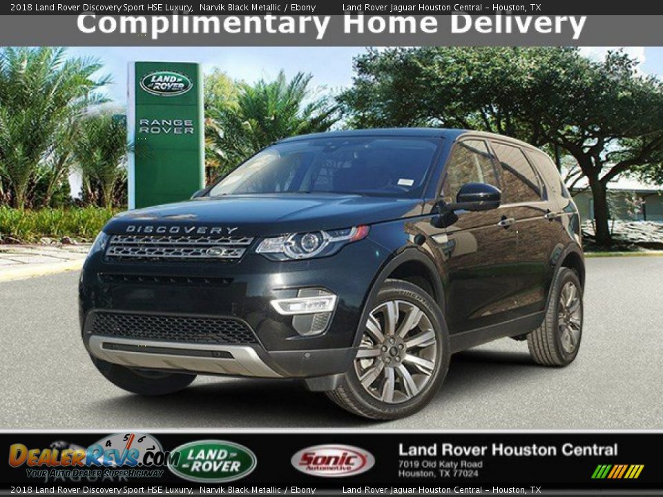 2018 Land Rover Discovery Sport HSE Luxury Narvik Black Metallic / Ebony Photo #1