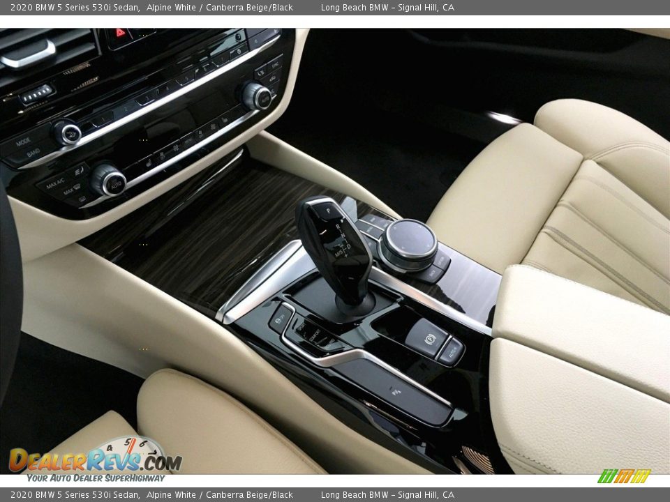 2020 BMW 5 Series 530i Sedan Alpine White / Canberra Beige/Black Photo #6