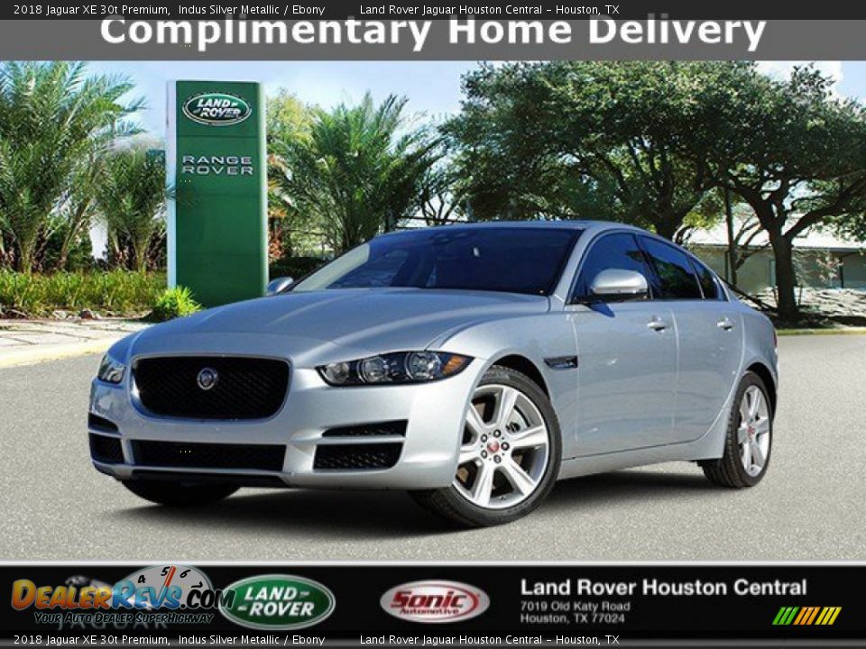 2018 Jaguar XE 30t Premium Indus Silver Metallic / Ebony Photo #1