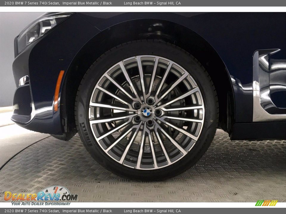 2020 BMW 7 Series 740i Sedan Imperial Blue Metallic / Black Photo #9