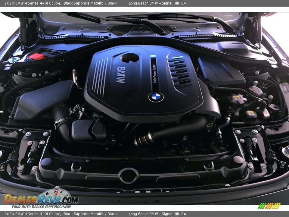 2020 BMW 4 Series 440i Coupe Black Sapphire Metallic / Black Photo #8