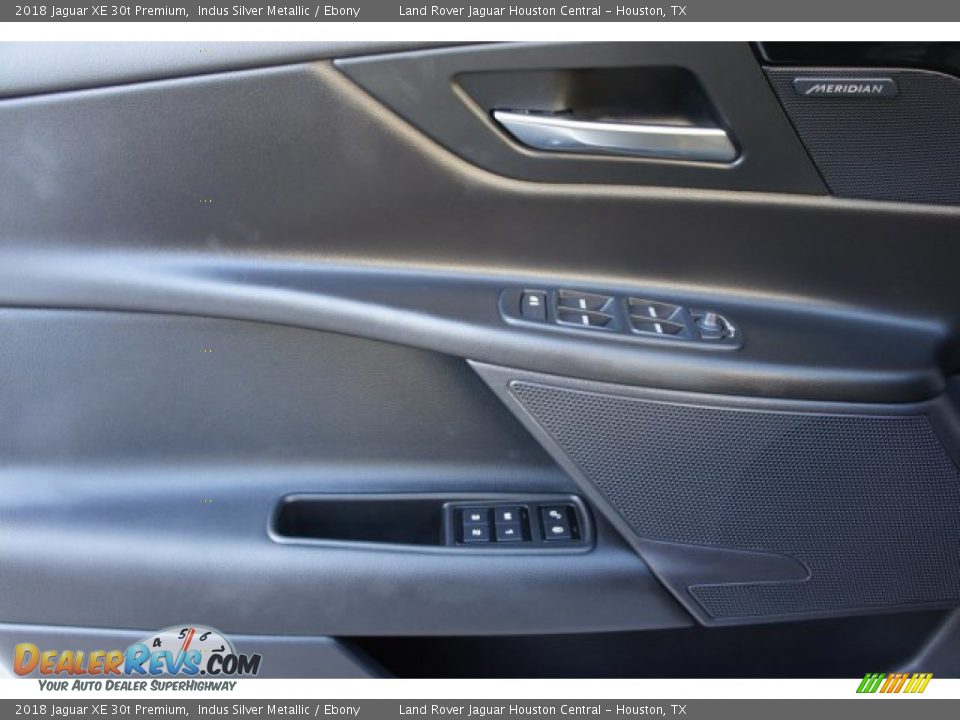 2018 Jaguar XE 30t Premium Indus Silver Metallic / Ebony Photo #23